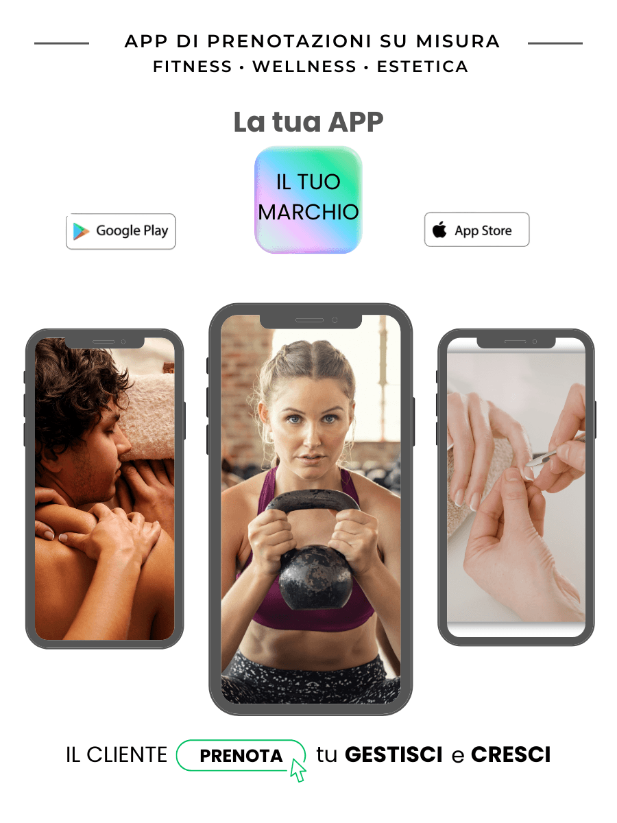 App di prenotazione su misura per centri fitness, wellness ed estetica