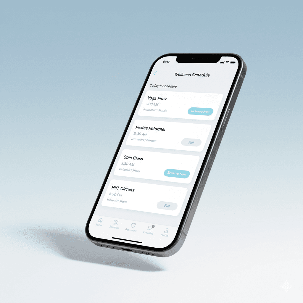 App di prenotazione su misura per centri fitness e wellness